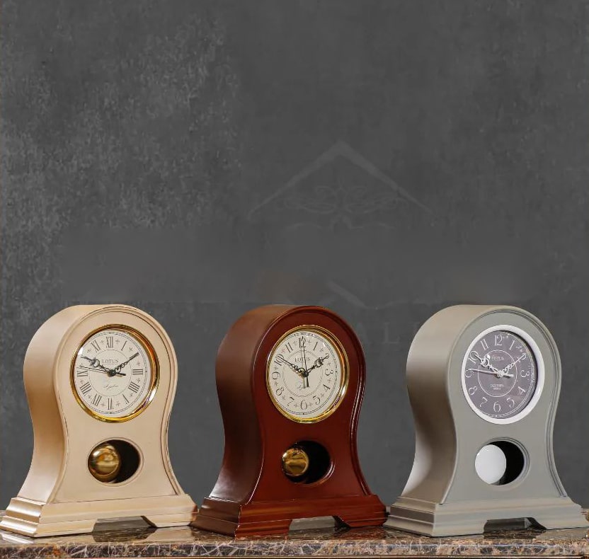 ساعت رومیزی دیجیتال مدل وودن کلاک مکعبی