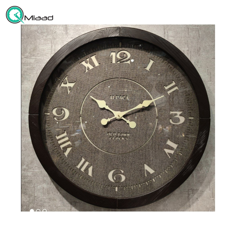 ساعت دیواری چوبی آلپاکا مدل 182/1 سایز 80