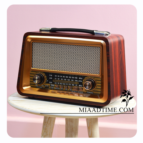 رادیو کلاسیک، رادیو طرح قدیمی وسیله کاربردی و دکوری زیبا و نوستالژی، مدل 2066