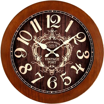 ساعت دیواری چوبی مدل HUDSON کد W-9822