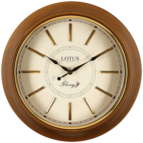 ساعت دیواری چوبی لوتوس مدل 8031