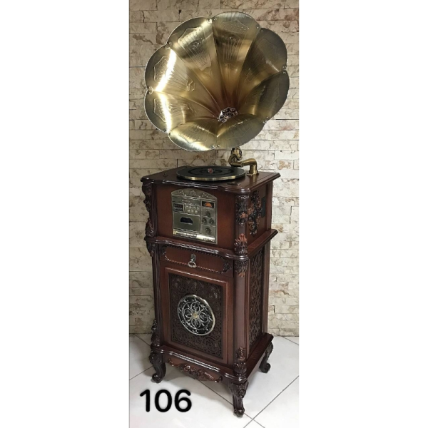 گرامافون ایستاده فول والتر شیپور فلز مدل 106