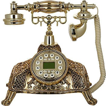 تلفن رومیزی سلطنتی آرنوس طلایی مدل 040G