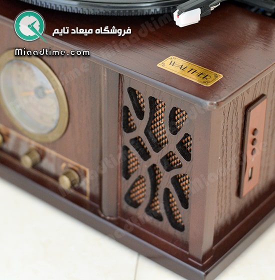 گرامافون رومیزی با طراحی لوکس کلاسیک برند والتر مدل 102R با