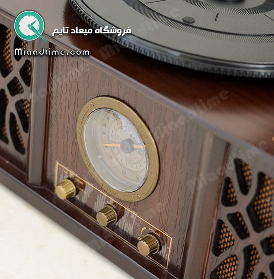 گرامافون رومیزی با طراحی لوکس کلاسیک برند والتر مدل 102R لوکس