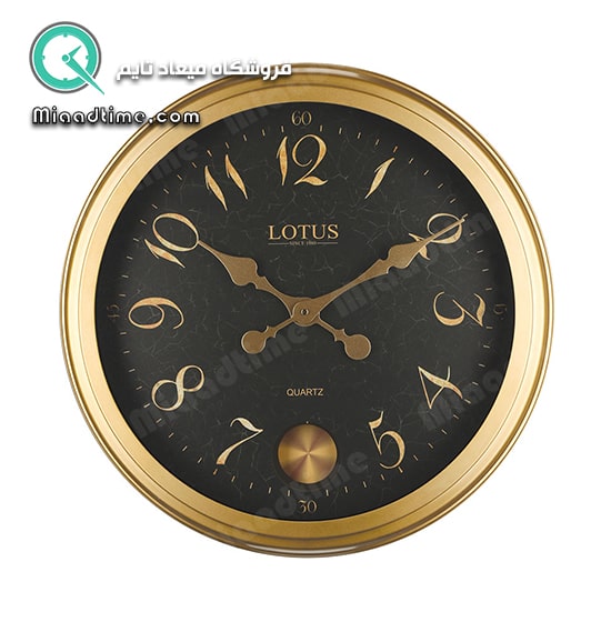 ساعت دیواری فلزی لوتوس مدل 16002 قیمت ساعت دیواری