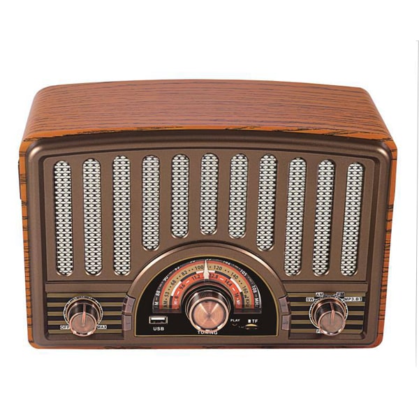رادیو شارژی کلاسیک طرح چوب مدل 1927
