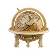 کره زمین چرخشی لوتوس مدل 9803کرم وسایل دکوراتیو
