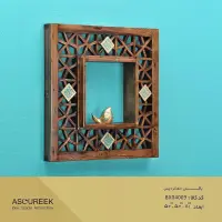  شلف دیواری چوبی