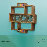  شلف دیواری چوبی