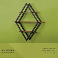  شلف دیواری چوبی
