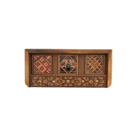  شلف دیواری چوبی