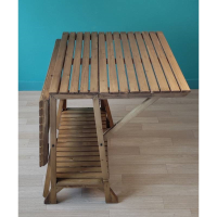 میز خاطره تاشو مدل ST03020، میز خاطره چوبی زیبا، طراحی ساده و زیبا، فضایی برای قرار دادن لوازم دکوری و عکس های خاطر انگیز