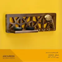  شلف دیواری چوبی