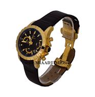 ساعت مچی ویولت زنانه کرنوگراف بند چرم طلایی صفحه قهوه ای کد 0403/2G ساعت ویولت اصل