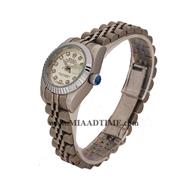 ساعت مچی رولکس زنانه، دیت جاست استیل، صفحه سفید | کد 16233L ROLEX