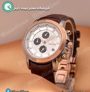 ساعت مچی زنانه تک موتوره رومانسون دو رنگ رزگلد کد 26521 مدل ساعت مچی ست زنانه و مردانه