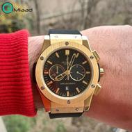 ساعت مچی مردانه هابلوت مدل 3311 گلد خرید ساعت مچی مردانه سه موتوره ارزان