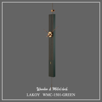 ساعت دیواری مدرن لاکوی کد WMC-1501، ساعت دیواری لاکوی با متریال با کیفیت و با دوام، طراحی مینیمال، دارای موتور آرامگرد و 5 سال گارانتی، رنگ سبز