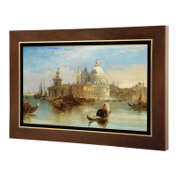 تابلو نقاشی چوبی لوتوس مدل FWB-E، تابلو سایز 120 در 80 مدل ونیز ایتالیا، تابلو کلاسیک دکوری نقاشی با فریم چوبی چاپ مستقیم روی چوب با جلوه طبیعی تابلو کلاسیک