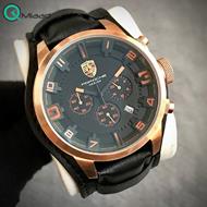 ساعت مچی پورشه مردانه مدل JP-24056M رزگلد قیمت ساعت مچی پورشه