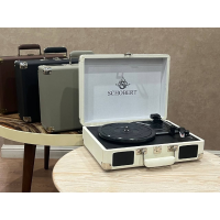 مولتی پلیر رومیزی شوبرت، دستگاه پخش طرح کیف سامسونت، mp3، AUX، فلش و قابلیت پخش رادیو و صفحه گرام، مولتی پلیر با ظاهر شیک با قابلیت Line out سه
