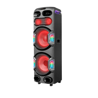 اسپیکر بلوتوث، اسپیکر بلوتوثی فوق العاده با بهره مندی از نورپردازی LED، دارای پنل حرفه ای تنظیم صدا، دارای ریموت کنترل، قابلیت های AUX,USB,BT,FM و میکروفون وایرلس | مدل TS 2084  قیمت اسپیکر بلوتوثی