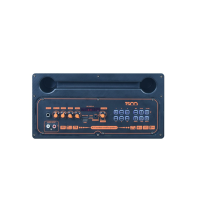 اسپیکر بلوتوث، اسپیکر بلوتوثی قابل حمل و دارای چراغ های RGB، قابلیت کارائوکه، قابلیت های AUX,USB,BT,FM، قابلیت پشتیبانی از تماس تلفنی| مدل TS 23460  فروش اسپیکر بلوتوثی