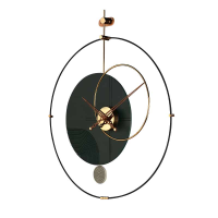 ساعت دیواری مدرن لاکوی کد WMC-15019، ساعت دیواری لاکوی با متریال با کیفیت و با دوام، طراحی مینیمال، دارای موتور آرامگرد و 5 سال گارانتی، رنگ سبز