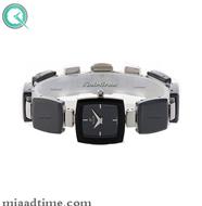 ساعت مچی ویولت زنانه سرامیکی مربع استیل صفحه مشکی کد 0311/2L