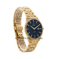 ساعت مچی ویولت Violet مردانه کلاسیک گرد فلزی طلایی صفحه سورمه ای مدل 0421/2G نمایندگی ساعت ویولت ژاپن