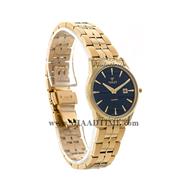 ساعت مچی ویولت Violet زنانه کلاسیک گرد فلزی طلایی صفحه سورمه ای مدل 0421/2L قیمت ساعت ویولت