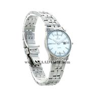 ساعت مچی ویولت زنانه کلاسیک گرد فلزی استیل صفحه سفید مدل 0421L قیمت ساعت ویولت زنانه