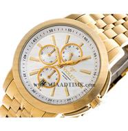 ساعت ویولت Violet مردانه کرنوگراف گرد فلزی طلایی صفحه سفید مدل 0409/2G بهترین برند ساعت مردانه با قیمت