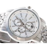 ساعت ویولت Violet مردانه کرنوگراف گرد فلزی استیل صفحه سفید مدل 0409G بهترین برند ساعت مردانه با قیمت