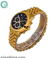 ساعت مچی سیتیزن زنانه کرنوگراف طلایی صفحه مشکی مدل 81205/2L قیمت ساعت مچی زنانه مارک دار اصل