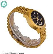 ساعت مچی سیتیزن زنانه کرنوگراف طلایی صفحه مشکی مدل 81205/2L ساعت مچی زنانه citizen