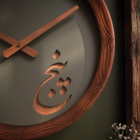ساعت دیواری چوبی دست ساز مدل 166  قیمت ساعت دیواری
