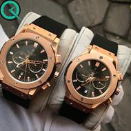 ساعت مچی ست هابلوت مدل 3322 رزگلد خرید ساعت مچی مردانه سه موتوره ارزان