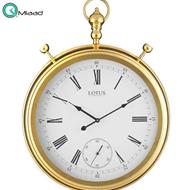 ساعت دیواری فلزی لوتوس مدل 16038 Gold-WH مشخصات ساعت دیواری