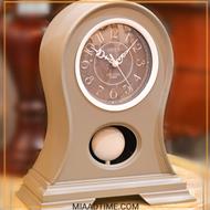 ساعت رومیزی چوبی لوتوس مدل 5510 طوسی