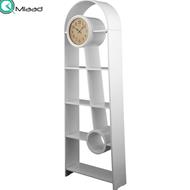 ویترین ساعت دار چوبی لوتوس مدل 999 سفید ساعت ایستاده چوبی