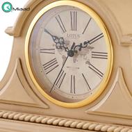 ساعت رومیزی چوبی لوتوس مدل 5508 کرم پتینه