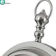 ساعت دیواری فلزی لوتوس مدل 4031 سیلور قیمت ساعت دیواری شیک