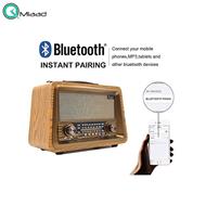 رادیو کلاسیک مدل 2066 قهوهایروشن قیمت رادیو شارژی