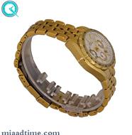 ساعت مچی ویولت زنانه کرنوگراف طلایی صفحه سفید مدل 0406/2L ساعت مچی زنانه violet