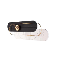 ساعت دیواری مدرن لاکوی کد WMC-1504، ساعت دیواری لاکوی با متریال با کیفیت و با دوام، طراحی مینیمال، دارای موتور آرامگرد و 5 سال گارانتی، رنگ مشکی