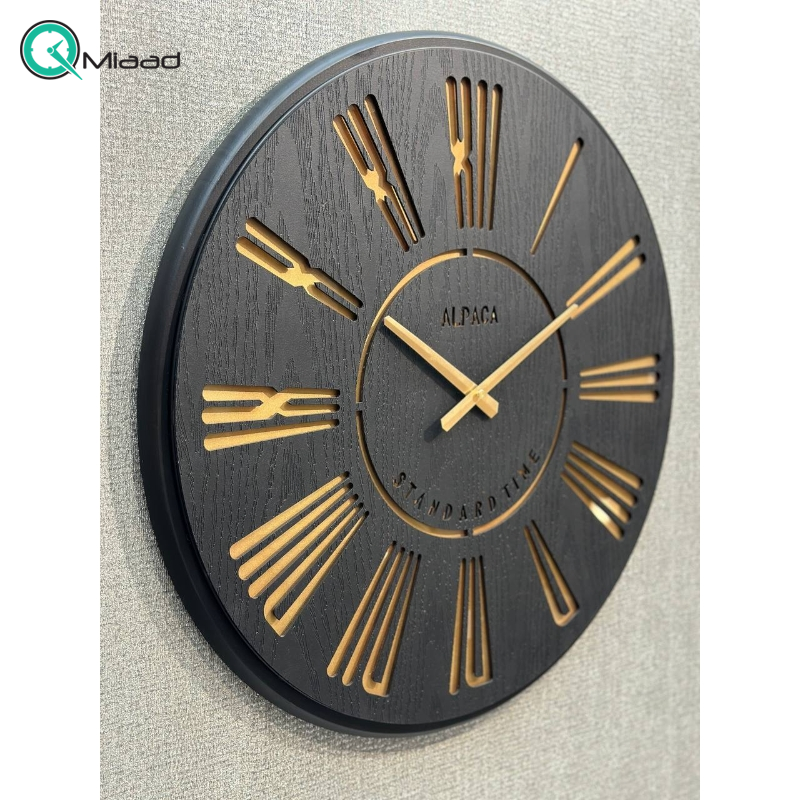 ساعت دیواری مدل SO10، ساعت دیواری سایز 60 با طراحی ساده و مینیمال، متریال MDF ساعت، دارای موتور آرامگرد و دو سال ضمانت ساعت دیواری ولدر
