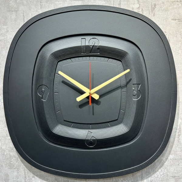 ساعت دیواری آسا مدل 1327، ساعت دیواری آرامگرد با متریال ترکیبی MDF و بتن، ساعت دیواری با طراحی خاص و مینیمال، دارای دو سال ضمانت موتور
