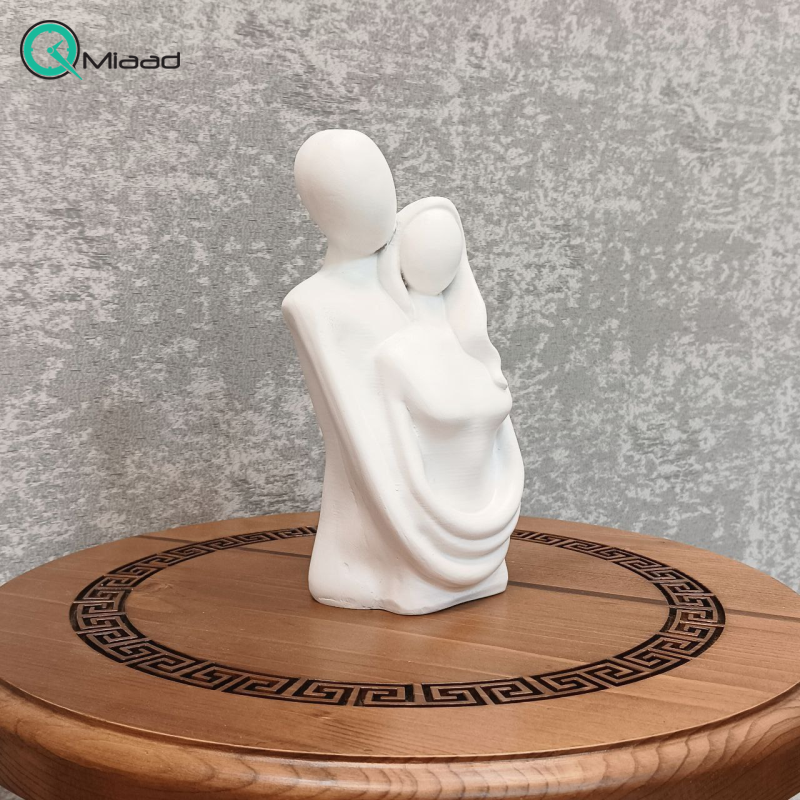 مجسمه رزین مدل آغوش کد MO16144، مجسمه دکوری، زیبا کننده هر میز و هر سطحی، هدیه ای مناسب برای خانم ها  دکوراسیون